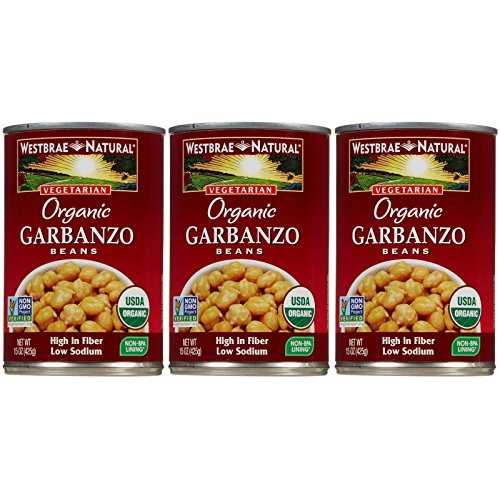 Westbrae オーガニックひよこ豆 - 15 オンス - 3 パック Westbrae Natural Westbrae Organic Garbanzo Beans-15 Oz-3 Pack