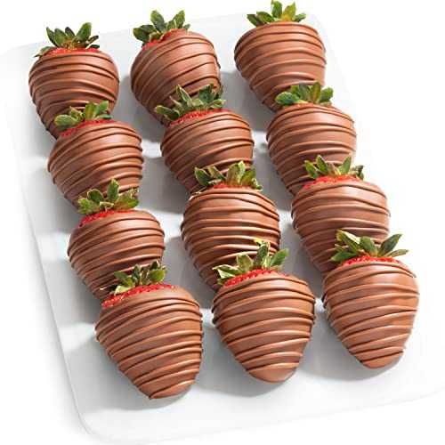 洋書 A Gift Inside Milk Madness Chocolate Dipped Strawberries - 12 Berries