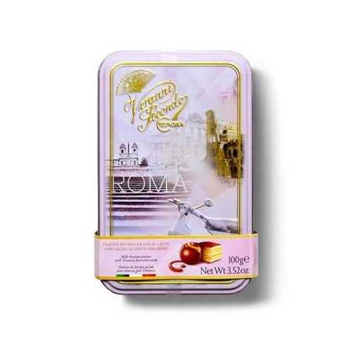Vergani - Roma - Praline Cioccolato al Latte Gusto Tiramisu - Tin - 100g (3.52oz)