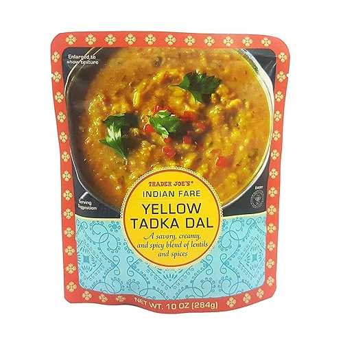 トレーダージョーズ - インディアン フェア イエロー タッカ ダル 正味重量 10 オンス (284g) - 2 個パック Trader Joe's Trader Joe’s - Indian Fare Yellow Tadka Dal NET WT.10 OZ (284g) - 2-Pack