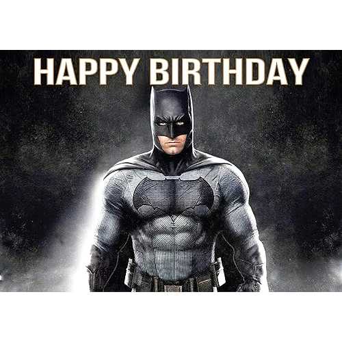 NATURAL BEHAVIOUR 8.3 x 11.7 Inch Edible Square Cake Toppers ? Knight of Shadows Hero Claasic Themed Birthday Party Collection of Edible Cake Decorations