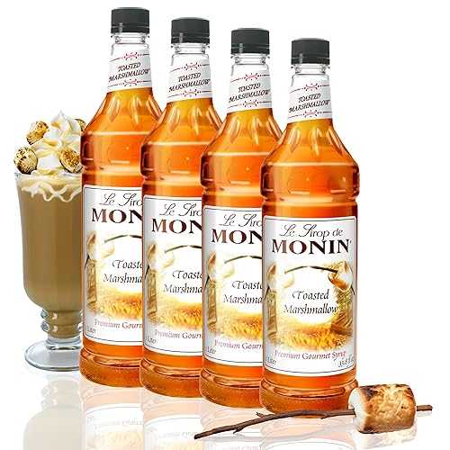 Monin Toasted Marshmallow, 48-Ounce Packages (Pack of 4)