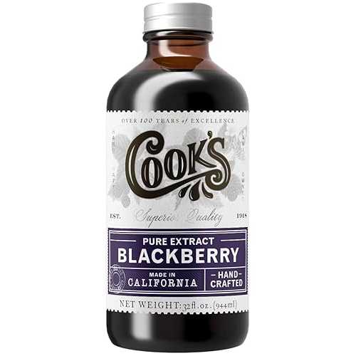 Cook's Pure ブラックベリー エキス 32 オンス Cook's Pure Blackberry Extract 32 oz