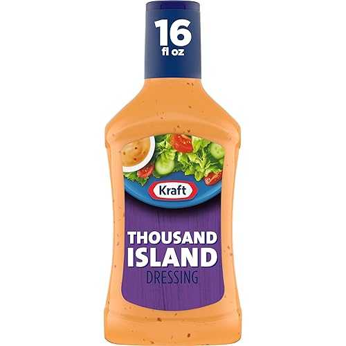 クラフト サウザンド アイランド サラダ ドレッシング (16 オンス ボトル、6 個パック) Kraft Salad Dressing Kraft Thousand  Salad Dressing (16 oz Bottles, Pack of 6)
