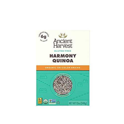 Ancient Harvest オーガニック キノア、ハーモニー トリカラー ブレンド、12 オンス 箱入り、プロテインたっぷりの必須グルテンフリー全粒キノアミックス、簡単に準備できるスーパーグレイン Ancient Harvest Organic Quinoa, Harmony Tri-Color Blend, 12