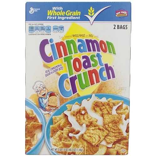 Cinnamon Toast Crunch, 2 Bags, 49.5 Ounce Total (2 Pack)