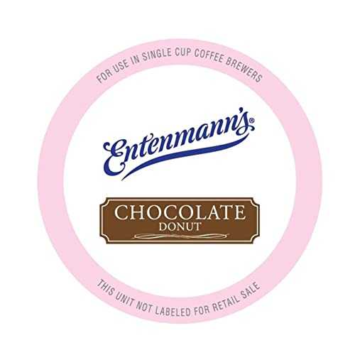 (2SET) Entenmann's Chocolate Donut Flavored Coffee Pods, Medium Roast Single Serve Chocolate Coffee Pods For Keurig K Cups Brewer Machines, 20 Count