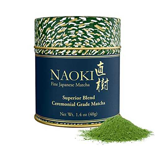 Naoki Matcha Superior Ceremonial Blend ? Authentic Japanese First Harvest Ceremonial Grade Matcha Green Tea Powder from Uji, Kyoto (40g / 1.4oz)