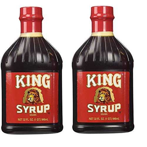 キングシロップ ゴールデン 32オンス (32オンス 2 パック) WKWM King Syrup Golden 32oz (32oz 2 pack)