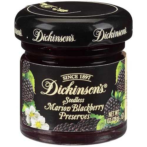 洋書 Dickinson's Seedless Blackberry Preserves, 1 Ounce (Pack of 72) 18,040円