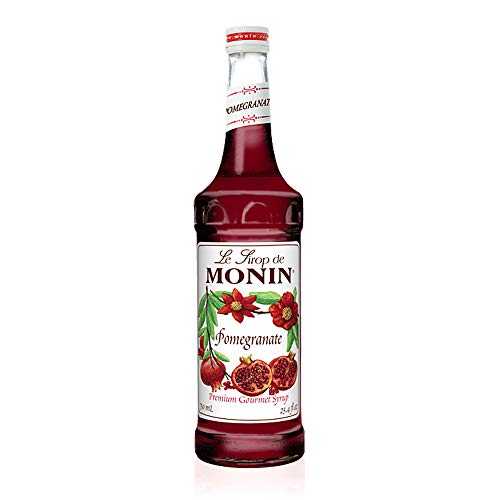 Monin - Pomegranate Syrup, Tart and Sweet, Great for Cocktails and Teas, Gluten-Free, Vegan, Non-GMO (750 ml (Glass))