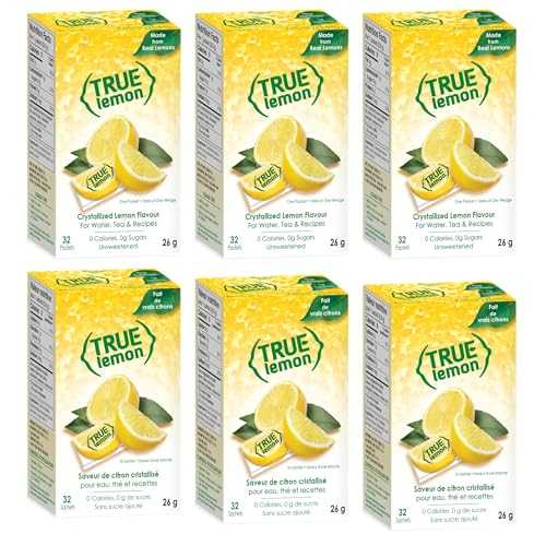 True Lemon 結晶化レモン、0.03 オンス (192 個パック) True Lemon Crystallized Lemon, 0.03 Ounce (Pack of 192)