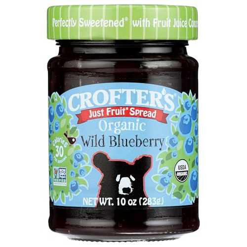 Crofters フルーツ スピード ブルーベリー オーガニック、10 オンス Crofters Fruit Sped Blueberry Organic, 10 oz