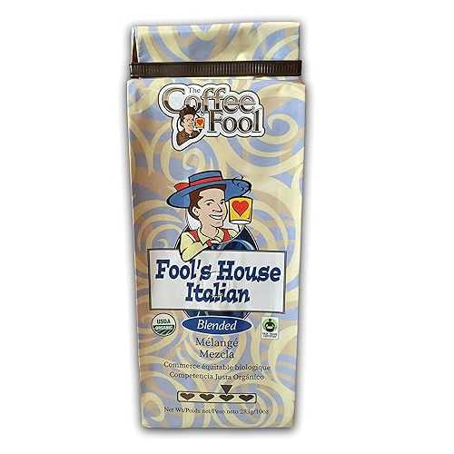 The Coffee Fool Coffee Fool's Organic Fair Trade House Italian (Coarse Grind)
