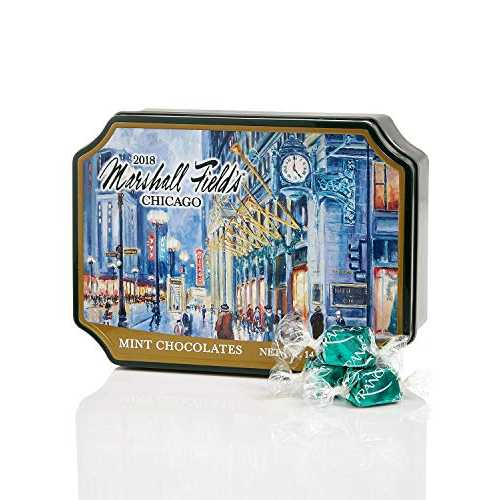 YuanKanJu Andwing Frango Chocolates, 14 oz. Marshall Field's Collectible Tin