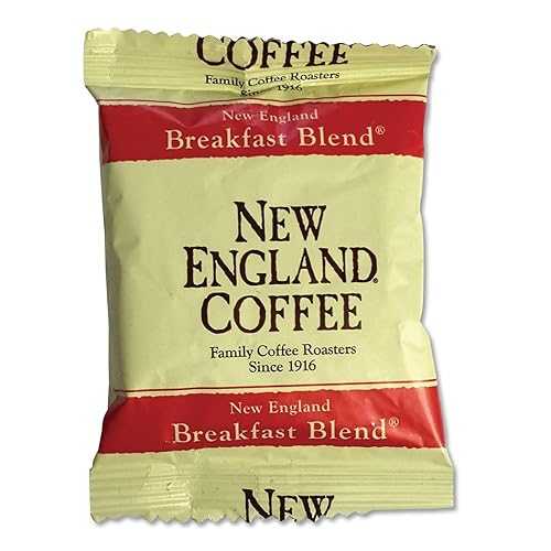 New England Coffee Coffee Portion Packs, Breakfast Blend, 2.5 oz Pack, 24/Box