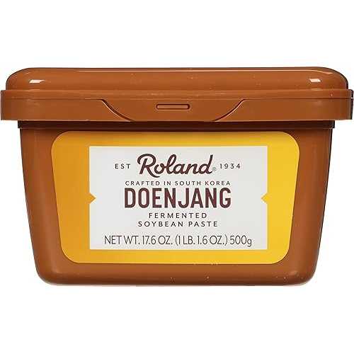 Roland Foods Doenjang, Fermented Soybean Paste, 17.6-Ounce Package, Pack of 12