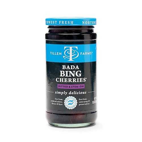 Tillen Farms Bada Bing チェリー、13.5 オンス (4 個パック) Tillen Farms Bada Bing Cherries, 13.5 Ounce (Pack of 4)