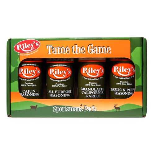ライリーズ賞を受賞した調味料キットボックスバンドル (Tame The Game) Riley's Rileys Award Winning Seasoning Kit Box Bundle (Tame The Game)