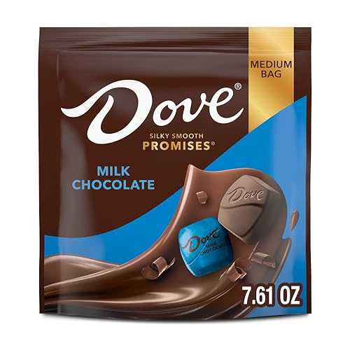 DOVE PROMISES Milk Chocolate Candy, Milk Chocolates Individually Wrapped, 7.61 Oz Candy Bag (Pack of 8)