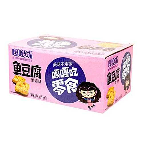 ががずい 魚豆腐すり身おからスナック 30袋/660g (かに風味) GAGAZUI Fish Tofu Surimi Beancurd snacks, 30 Sachets / 660g (Crab Flavor)