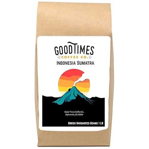 Good Times Coffee Co. Good Times Coffee Company Indonesia Sumatra Green Unroasted Coffee Beans, 16 Ounce