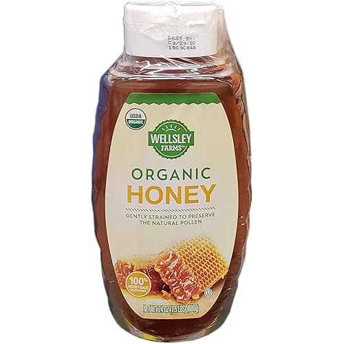 Wellsley Farms オーガニックハニー、3 パック/24 オンス 正味重量 72 オンス () Wellsley Farms Organic Honey, 3 Pk./24 Oz. Net Wt 72 Oz,, ()