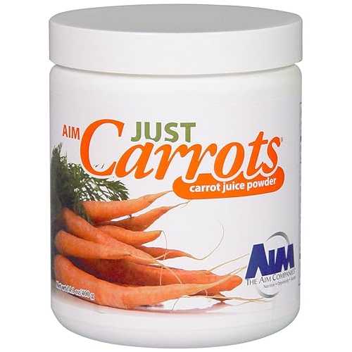 AIM International AIM Just Carrots for great carrot juice net wt,14.1oz/400g