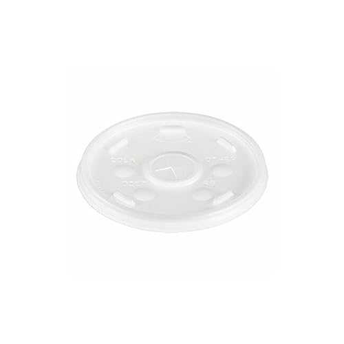 Dart Translucent Straw-Slotted Plastic Lid for Dart 16-Series Foam Cups, 16SL (1,000 Count)
