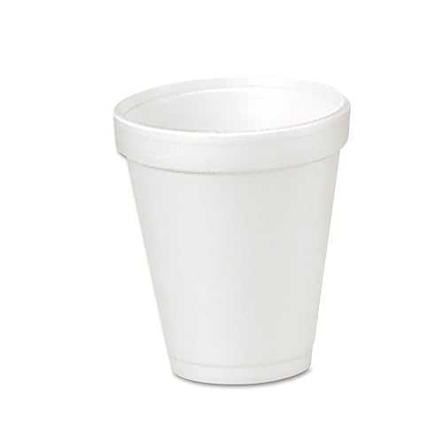 Dart 4J4 フォーム ドリンク カップ、4オンス、1 袋あたり 25 個 (40 袋のケース) Dart 4J4 Foam Drink Cups, 4oz, 25 per Bag (Case of 40 Bags)|Glomarket