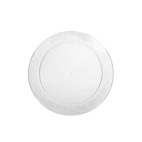 WNA DWP6180 Designerware Plates, Plastic, 6", Clear (Case of 180)|Glomarket