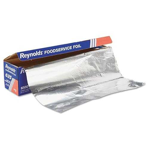 Reynolds Wrap 625 高耐久アルミホイルロール、18インチ x 1000フィート、シルバー Reynolds Wrap 625 Heavy Duty Aluminum Foil Roll, 18\\\