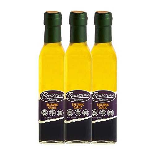 Benissimo オイル、バルサミコ ガーリック、8.10 オンス (3 個パック) Benissimo Oil, Balsamic Garlic, 8.10-Ounce (Pack of 3)