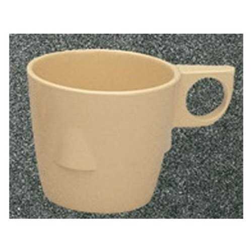 Yanco Nessico Collection Melamine 8 OZ Bulbous Cup TAN Box of 48