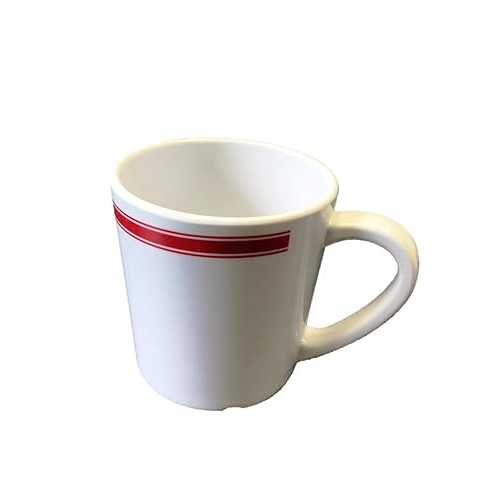 Yanco HS-9018 Houston Mug/Tea Cup, 7 薬局衡オンス Capacity, 3\" Height, 3\"" Diameter, Melamine, Pack of 48"