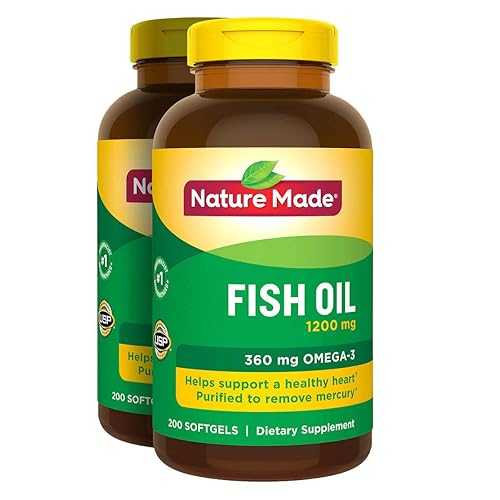 2 x 200Pk Nature Made Fish Oil 1200 瓱 Softgels Omega 3