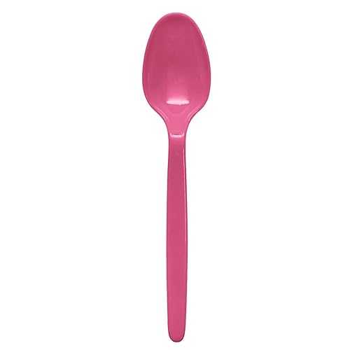Karat U2008 (ピンク) 5 インチ PP 中量使い捨てティースプーン、ピンク (1000 個パック) Karat U2008 (Pink) 5\