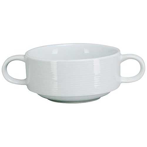 Yanco PA-404 Bouillon Cup with Handle, 10-oz Capacity, 4\