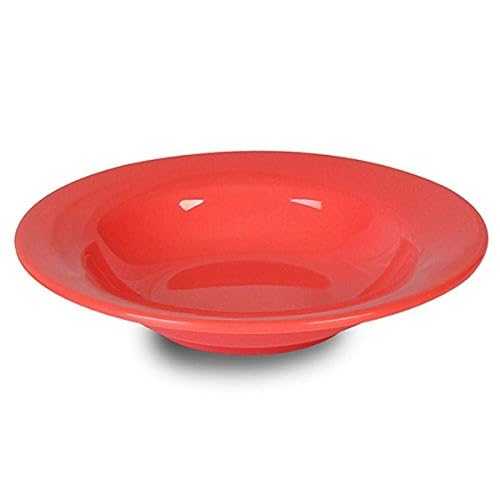 Yanco MS-5608RD Mile Stone Salad Bowl, 8 OZ Capacity, 1.5\