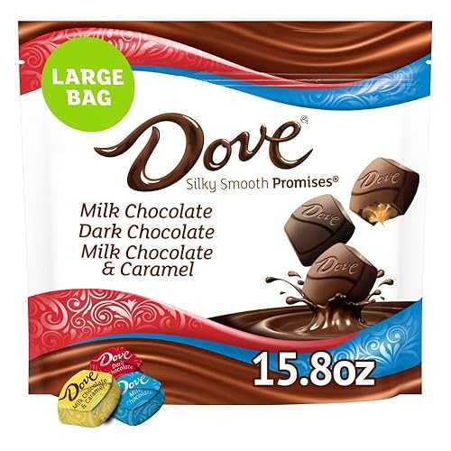DOVE PROMISES Variety Pack Milk Chocolate & Dark Chocolate Candy Assortment, Individually Wrapped, 15.8 oz Bag (Pack of 8) 28,411円
