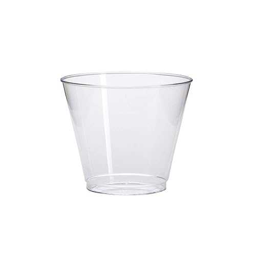 WNA T5S Comet プラスチックタンブラー、5 オンス、クリア、スクワット (50 カップ入り 20 パック) WNA T5S Comet Plastic Tumbler, 5 oz., Clear, Squat (20 packs of 50 cups)