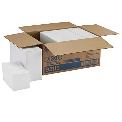 Dixie Ultra 1/6-Fold Linen Replacement Napkin by GP PRO GEORGIA-PACIFIC White; 92113; 200 Napkins Per Box; 4 Boxes Per Case (800 Total)|Glomarket
