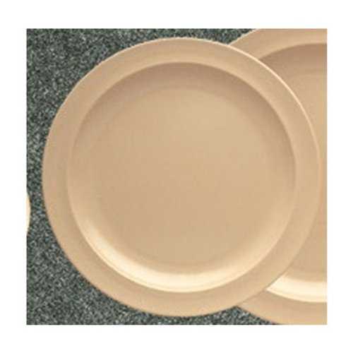 Yanco NS-108T Nessico ラウンドディナープレート、直径8インチ、メラミン、タンカラー、48枚パック Yanco NS-108T Nessico Round Dinner Plate, 8\
