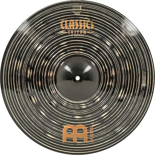 Meinl 19 インチ クラッシュ シンバル - クラシック カスタム ダーク - ドイツ製、2 年保証 (CC19DAC) Meinl Cymbals Meinl 19\