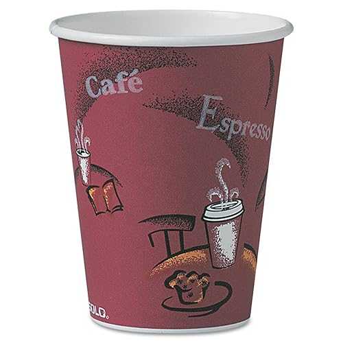 DART Solo Bistro Design Hot Drink Cups, Paper, 12 oz｜Glomarket