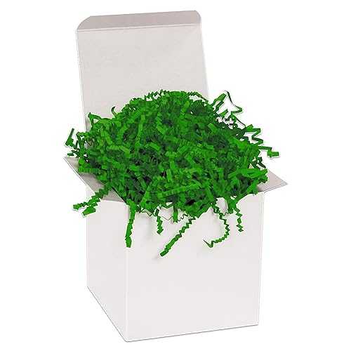 Box USA 10 lb. Green Crinkle Paper Packing, Shipping, and Moving Box Filler Shredded Paper for Box Package, Basket Stuffing, Bag, Gift Wrapping, Holidays, Crafts, and Decoration｜Glomarket 26,692円