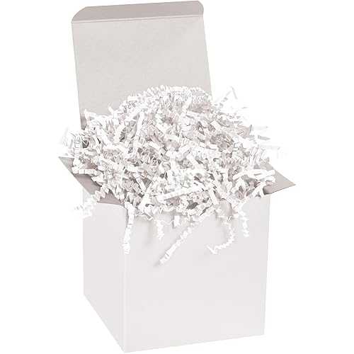 BOX USA 40 lb. White Crinkle Paper Packing, Shipping, and Moving Box Filler Shredded Paper for Box Package, Basket Stuffing, Bag, Gift Wrapping, Holidays, Crafts, and Decoration｜Glomarket