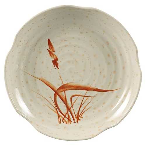 Yanco OR-1806 Orchis Lotus Shape 一皿、差しわたし 6 in、メラミン、ゴールド色つや、72 個容器に並べる Yanco OR-1806 Orchis Lotus Shape Plate, 6\" Diameter, Melamine, Gold Color, Pack of 72"
