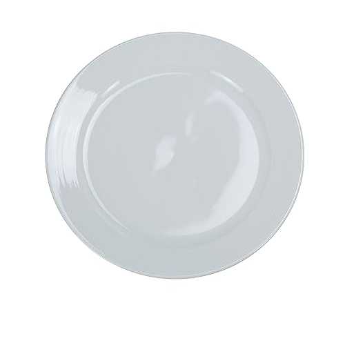 Yanco PA-110 ディナープレート、直径10.5インチ、磁器、スーパーホワイトカラー、12個パック Yanco PA-110 Dinner Plate, 10.5\" Diameter, Porcelain, Super White Color, Pack of 12