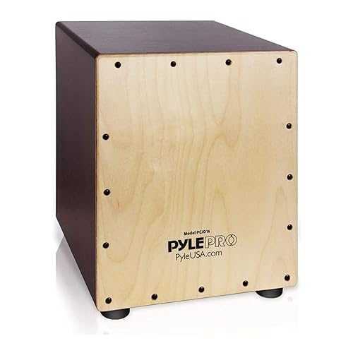 Pyle Caj&oacute;n Drum &ndash; Compact Percussion Box with Internal Guitar Strings for Deep Bass, Slap & Crackle Sound &ndash; Great for Jam Sessions & Live Music｜Glomarket